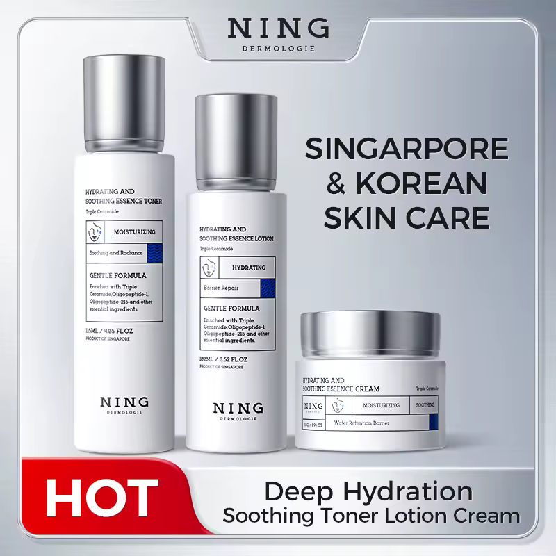 Hydrating & Soothing Toner, Lotion & Cream Set