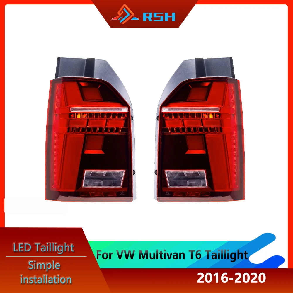 

Tail Light For 2016-2020 VW Volkswagen Multivan T6 Taillight Assembly Caravelle Modified LED Driving Light Turn Signal Rear Lamp
