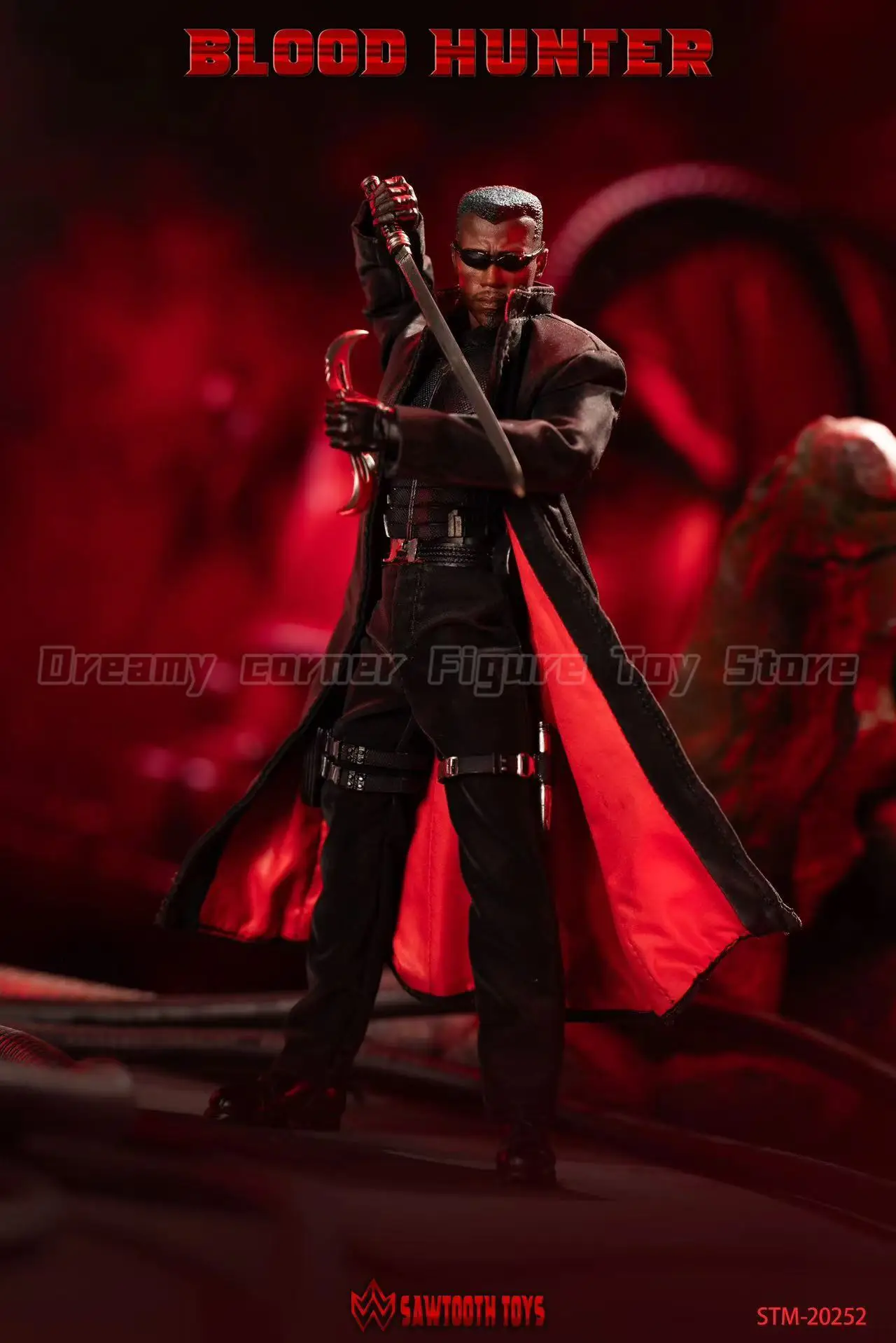 Sawtooth STM-20252 ヴァンパイア ブレイド 1/12Blade In Stock】Original SAWTOOTH TOYS STM-20252 BLOOD HUNTER 1/12 Scale