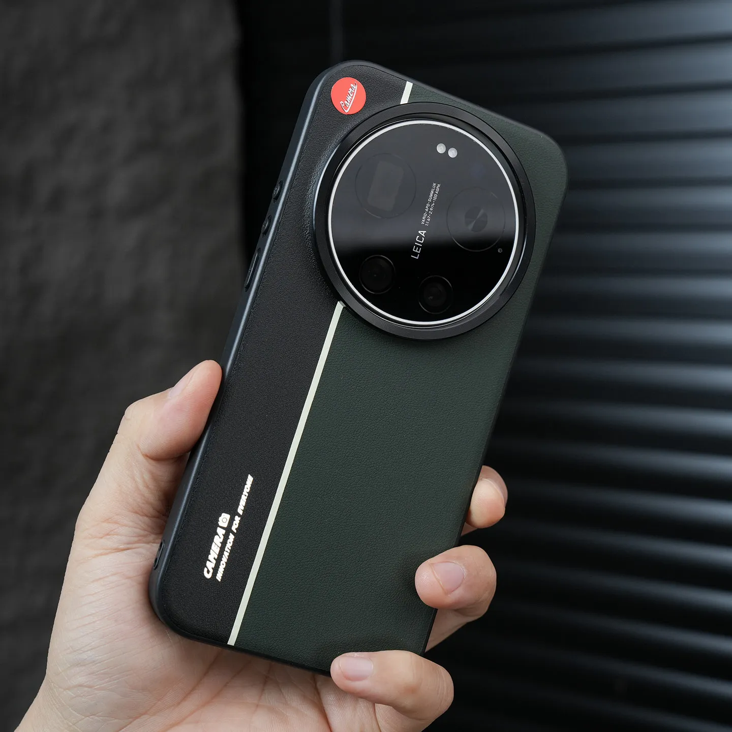 Etui na XiaoMi 17 15 Ultra, luksusowe, fluorescencyjne, w paski, kolorowe, skórzane, odporne na upadki, PC, osłona przeciwwstrząsowa Funda na Xiaomi 17Ultra — zdjęcie produktu 6
