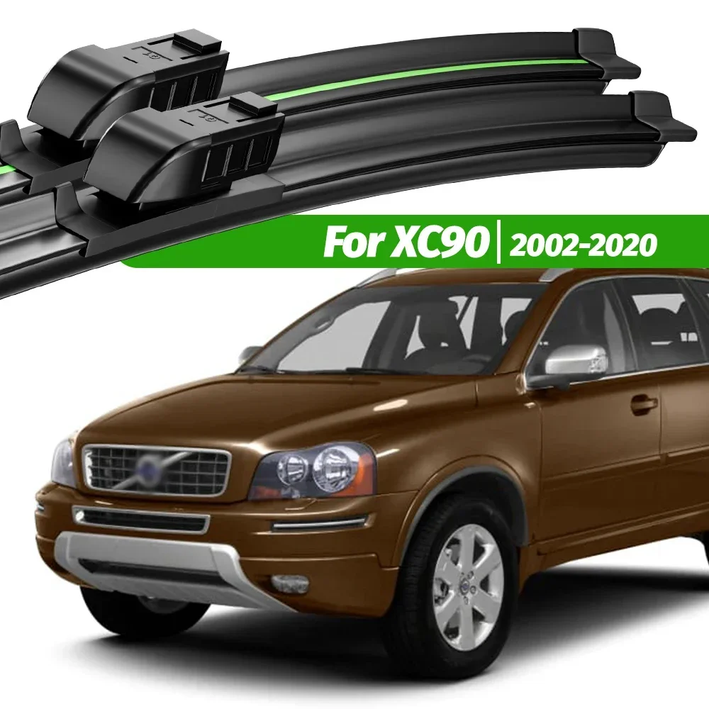 

For Volvo XC90 MK1 MK2 2002-2020 2pcs Front Windshield Wiper Blades 2005 2004 2015 2016 2019 Windscreen Window Accessories