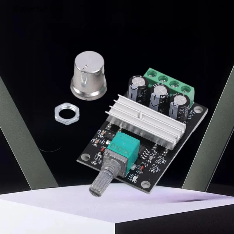 

"2/3/5/10A PWM DC Motor Speed Regulator Module with Voltage Regulation and LED Dimming Function