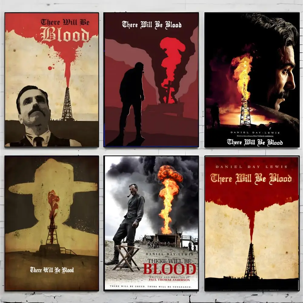 period drama film T-There Will Be Blood Poster Superior Home Space Pub Indoor Decorative Art & Home Decor