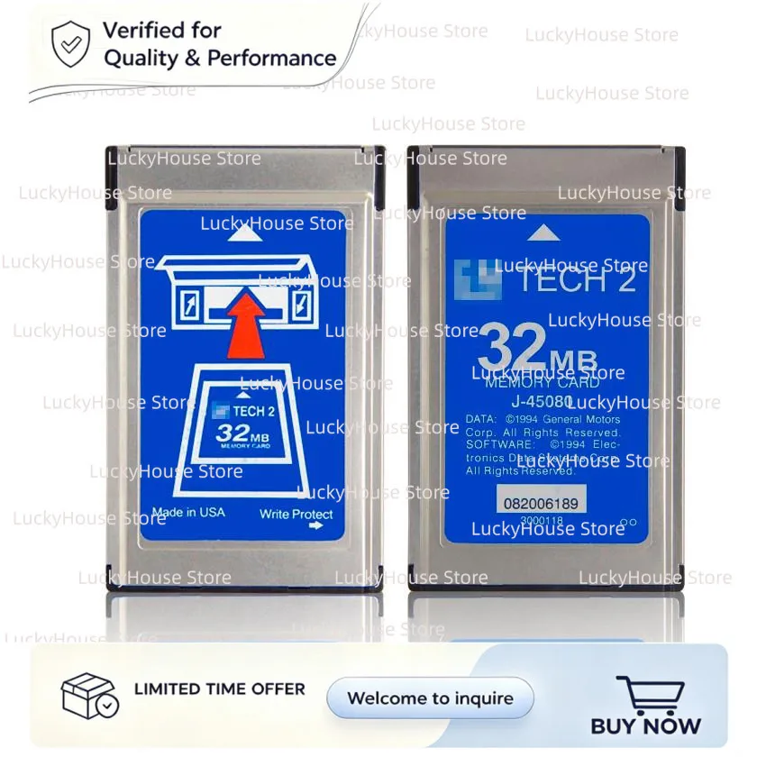 GM TECH2 32MB Diagnostic Card Program Card for Tech2 Scanner Multi Language Multi Version Automotive Diagnostic Tool