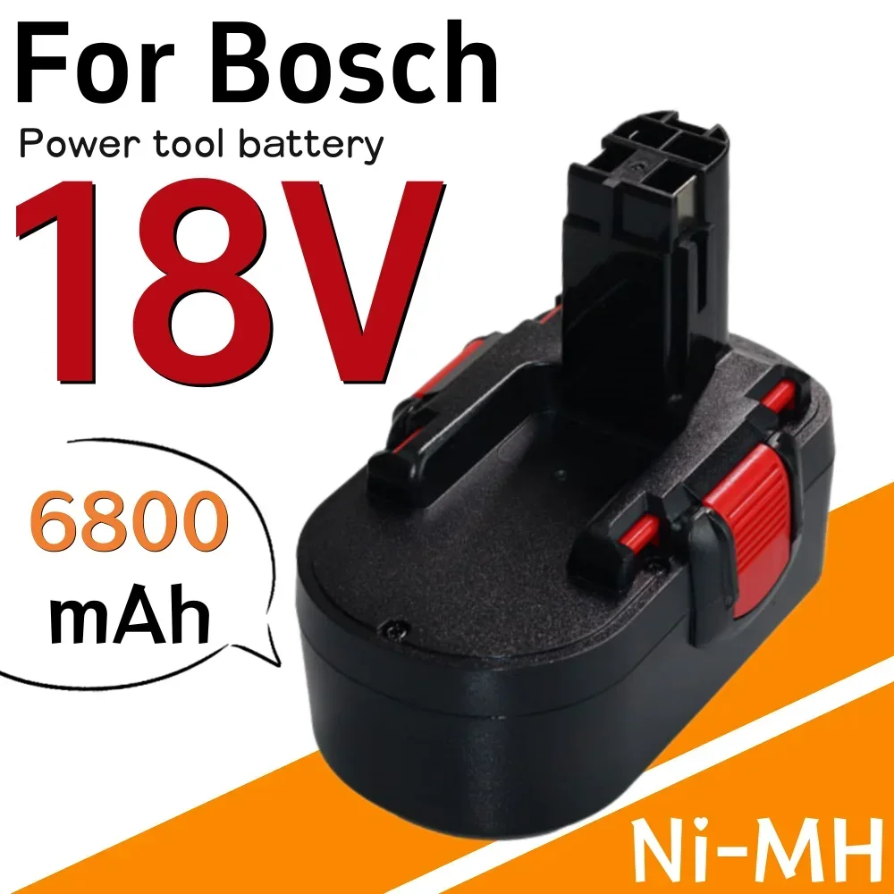 

For Bosch 18V 6800mAh Ni-MH Rechargeable Battery Remplacement Bosch BAT025 BAT026 BAT160 PSR180 VE-2 GSR18