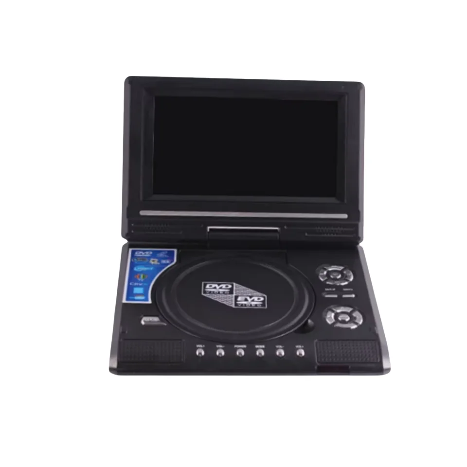 

Portable 7.8inch Car CD Player With Video Game Function USB Port 3D Sound Effect HD 270 Degree Rotating Large Screen DVD Player