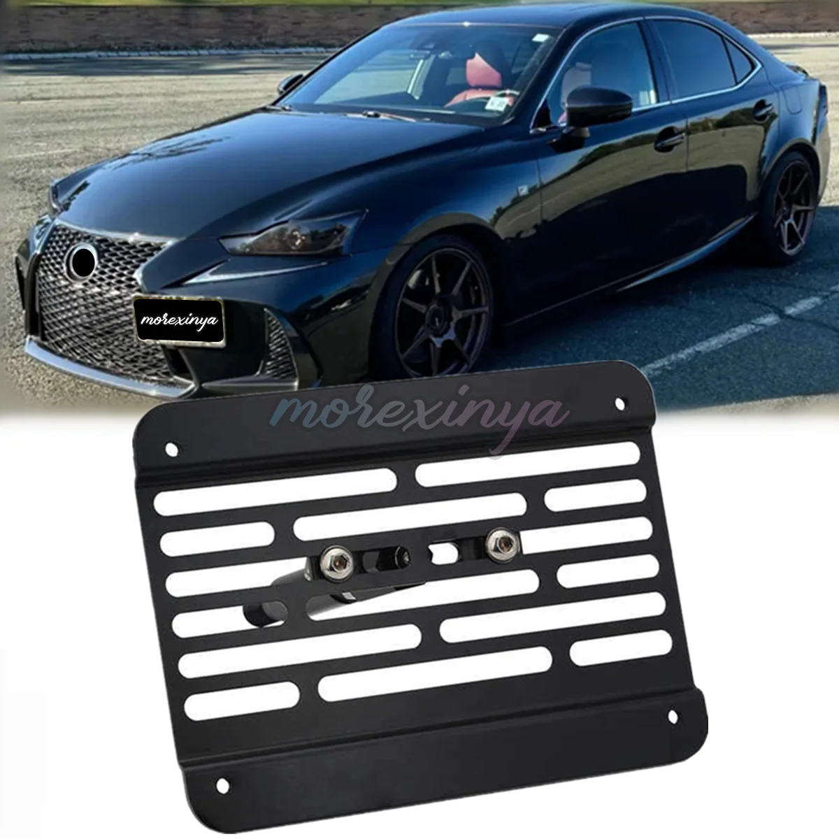 

Передний фаркоп без сверления, крепление номерного знака для Lexus 06-18 IS350 IS250 IS-F RC RC-F GS350 NX RX350 LS CT200h JDM Look