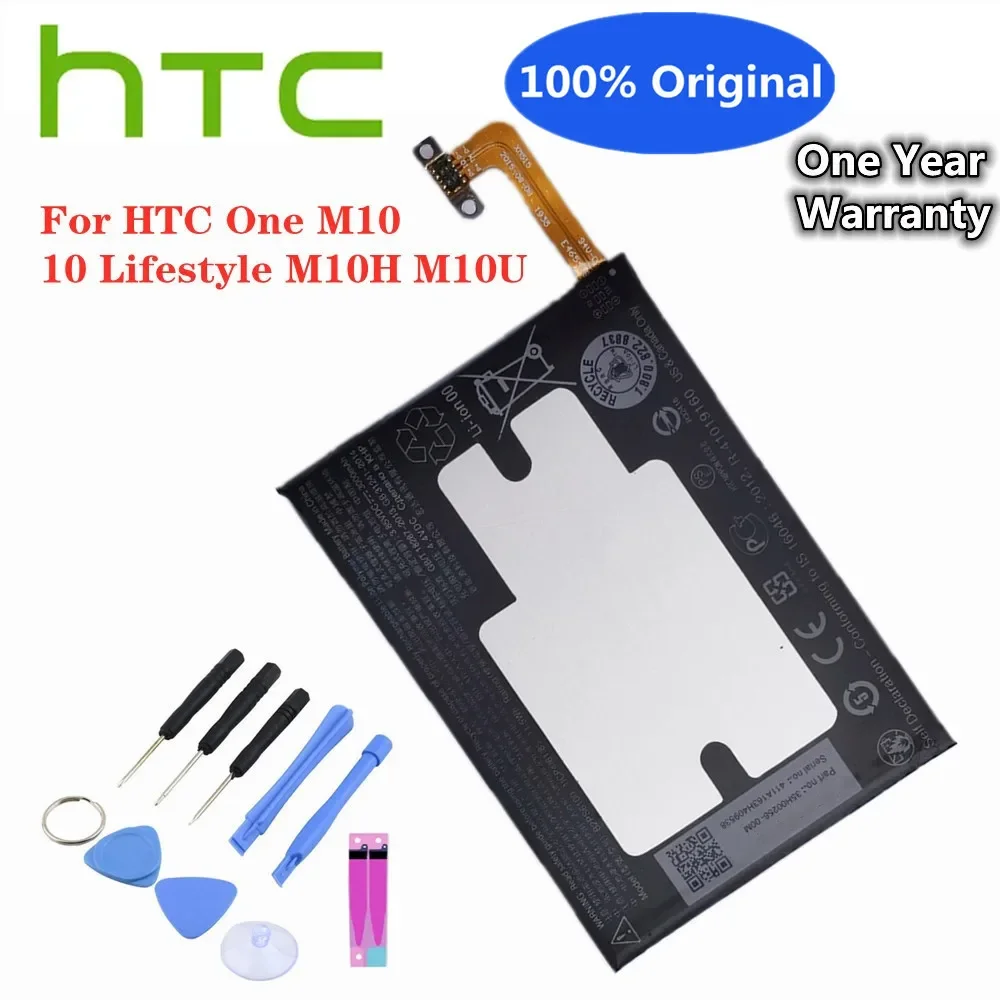 

New B2PS6100 Original Battery For HTC One M10 M 10 / 10 Lifestyle M10H 3000mAh Smart Mobile Phone Batteries Bateria In Stock