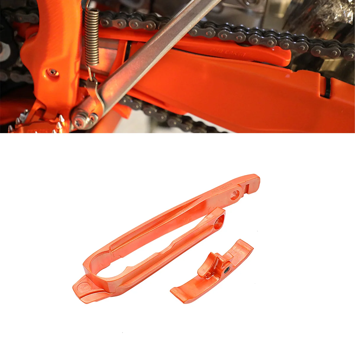 

Motorcycle Chain Slider Sliding Swingarm Guide For KTM EXC EXC-F SX SX-F XC XC-F XCW XCF-W 125 150 250 300 350 450 500