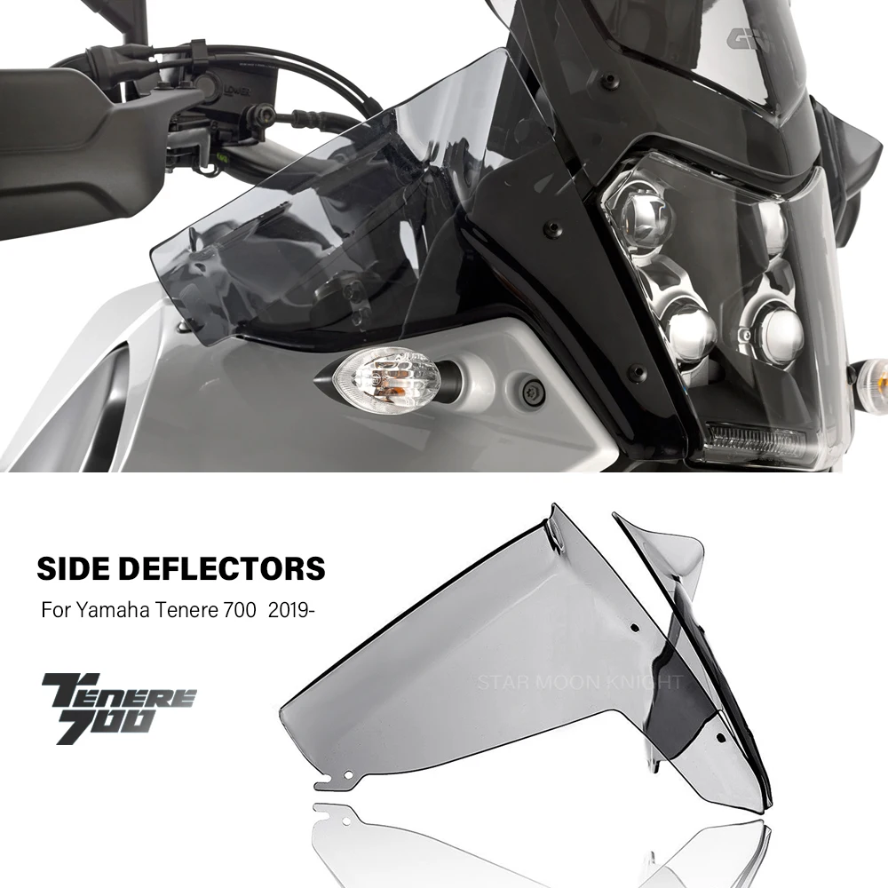 

Windshield For Yamaha XTZ700 Tenere700 Tenere 700 2019 2020 2021 2022 Accessories Side Windscreen Fairing Wind Shield Deflector