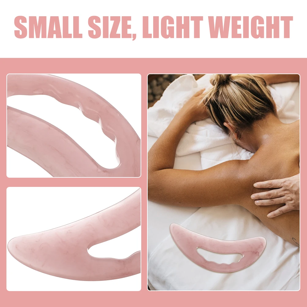 

2Pcs Large Gua Guasha Tool Scraping Board Body Massage Tool Reusable Resin Scraper Muscle Relaxation Home Use