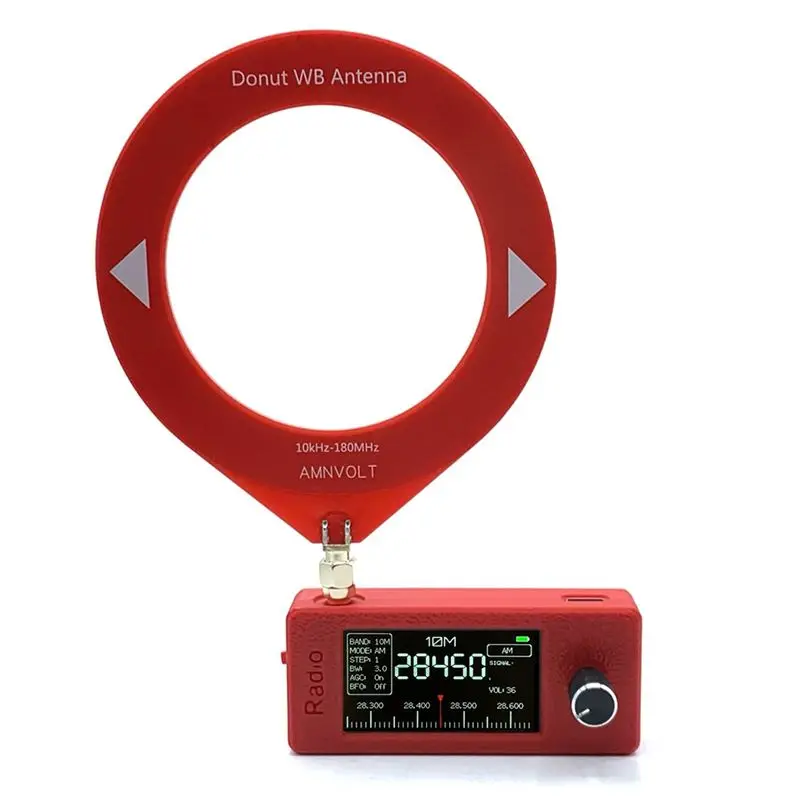 

ABZZ-Donut MW/SW Antenna SMA Interface Mini Loop Antenna Mini Loop Antenna Radio Antenna