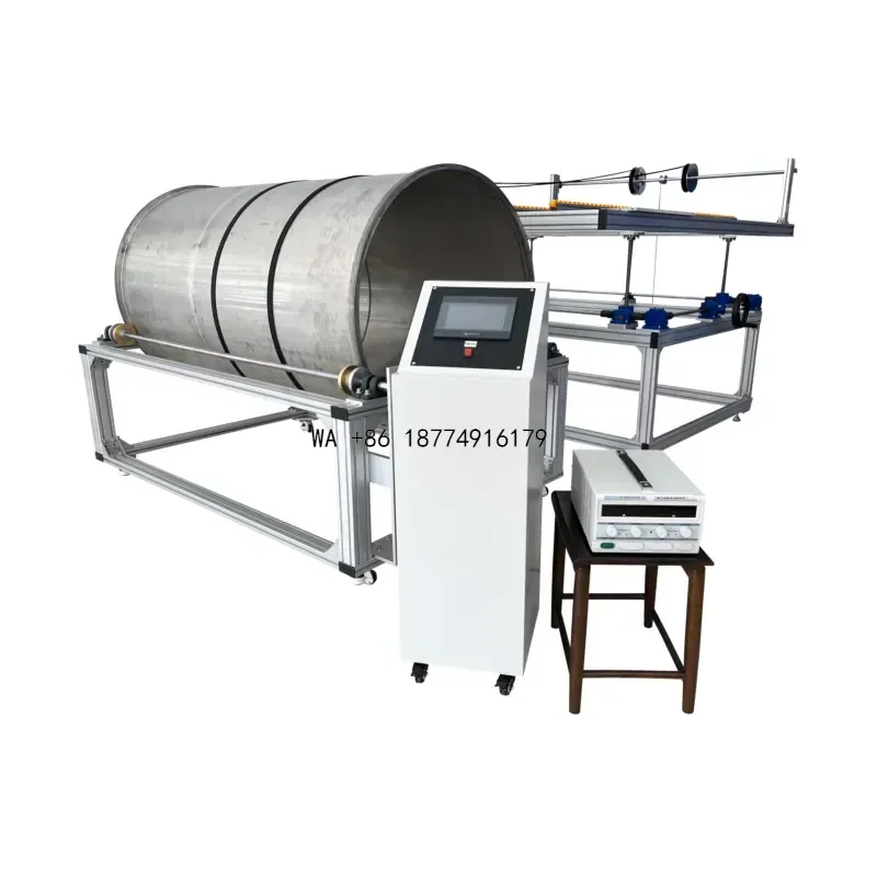 wmwmnu PV Module Testing Equipment Professional Solar Panel Bending and Torsion Tester Programmable Rotation Bending Testing