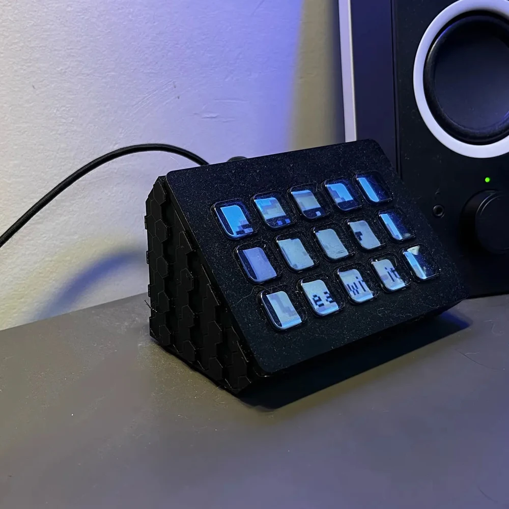 Untuk Stream Deck Keyboard tampilan braket berdiri dasar pameran untuk Stream dek permainan genggam papan ketik konsol