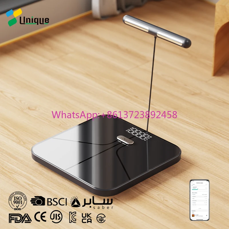 

Body Digital Scale Custom Report Print Body Fat Scales Digital Personal 8 Electrodes Smart Body Digital Scale With App