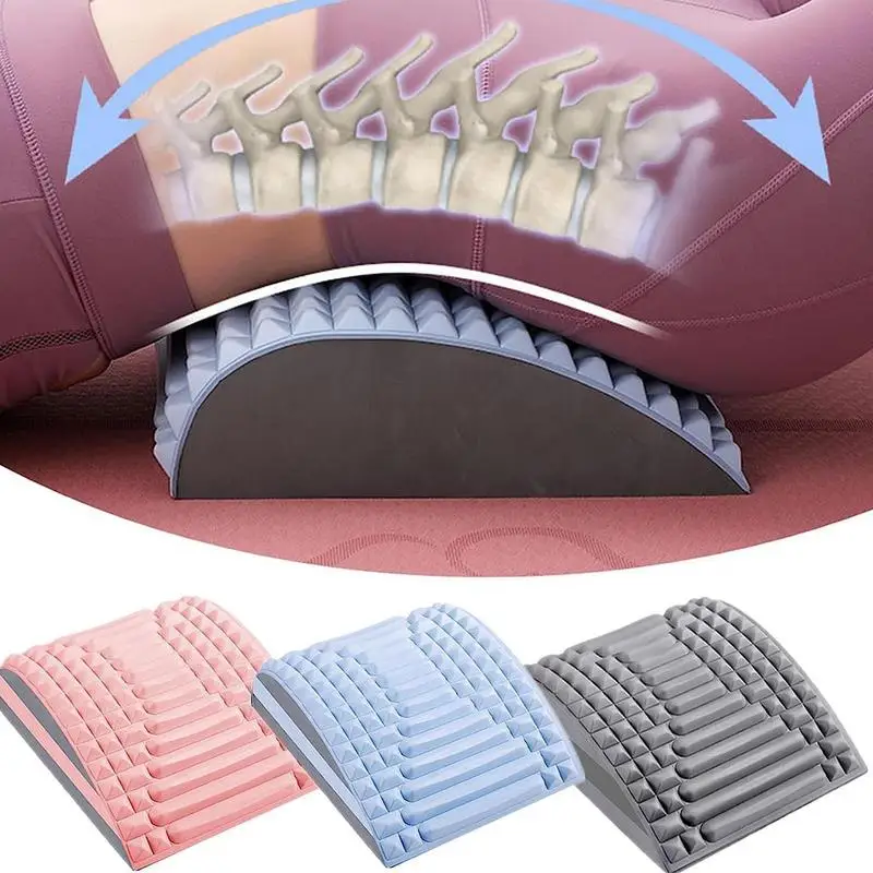 Back Neck Cracker Neck Back Stretcher Yoga Fitness Lumbar Back Waist Massager Pillow Shoulder Relaxer Chiropractic Pillow