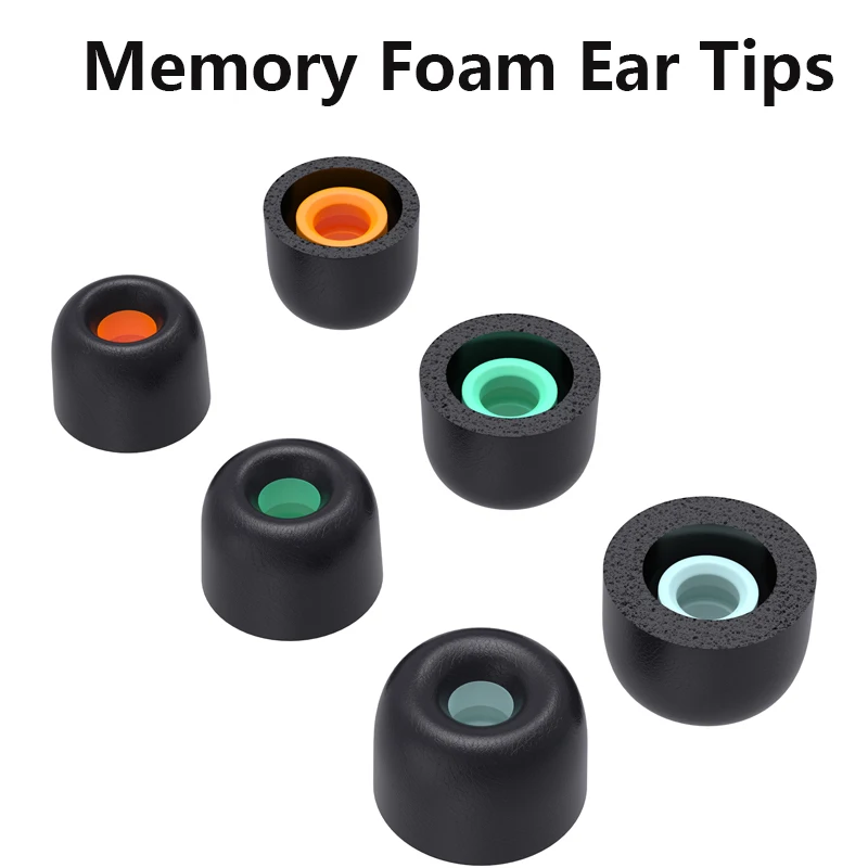 For Sony WF-1000XM4 WF-1000XM3 Memory Foam Earbud Tips Noise Reducing Eartips Replacement Buds Tip Earplugs Ear Pads Grip Caps