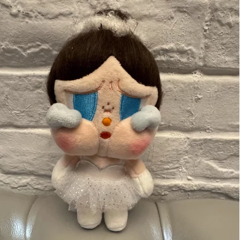 Pop Mart Crybaby Shiny Shiny Series Ballet Themed Plush Keychain Hanging Card Cute Doll Kawaii Toy Bag Charm Home Decor Gift