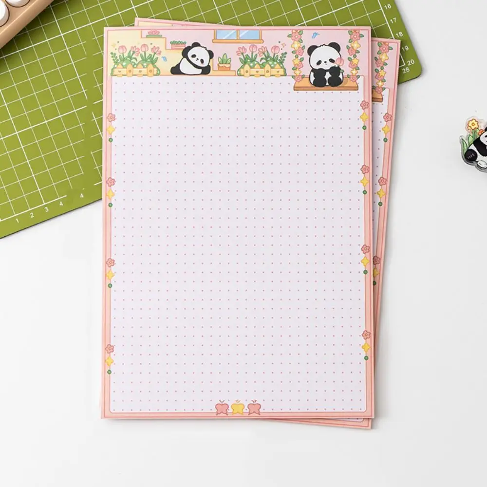 

Cute B5 Cartoon Memo Pad Rabbit Pandan Planner Stickers Flower Thicken Writing Notepad Student