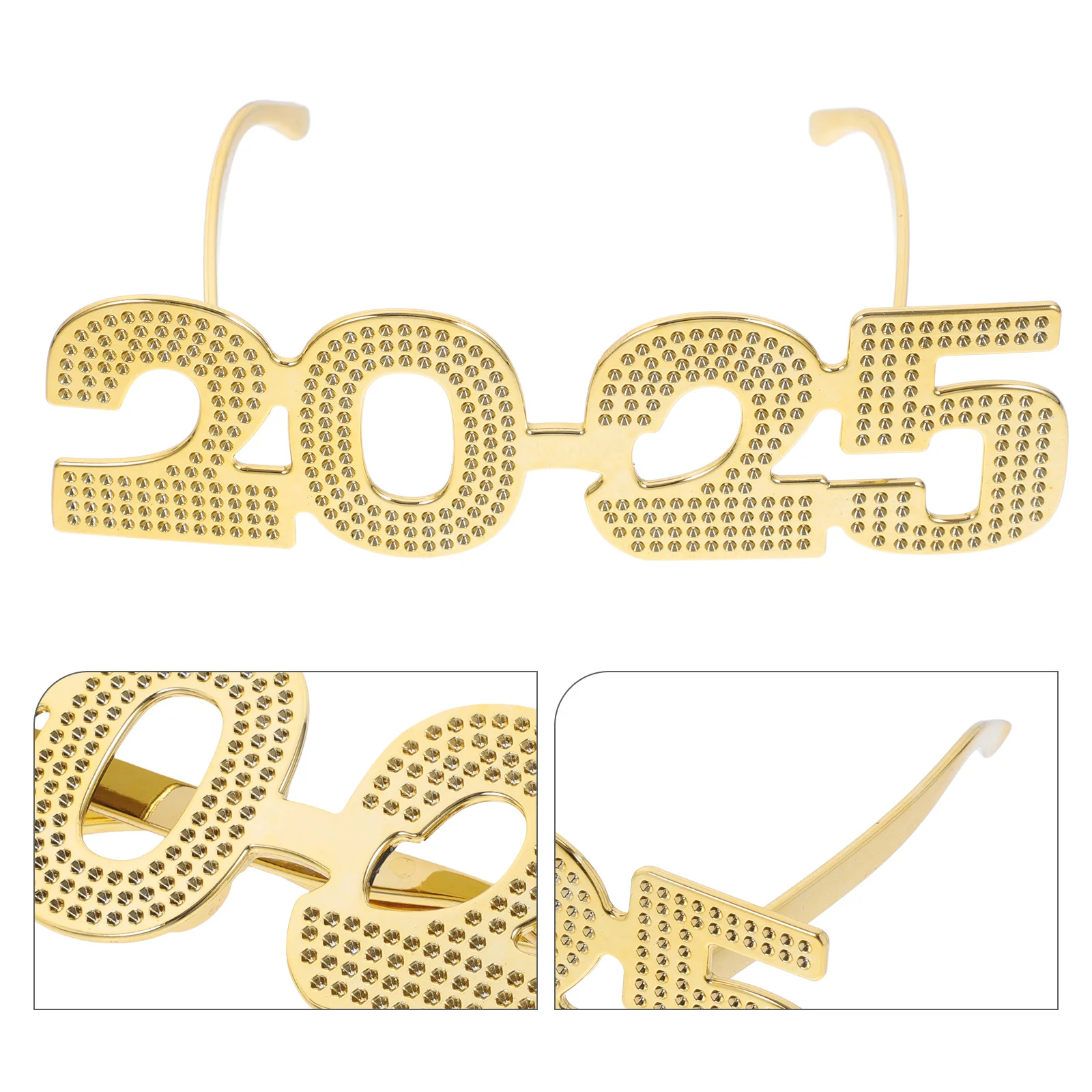 파티 안경 새해 안경 2025 축제 장식 소품 독특한 디자인 카니발 야간 행사에 편안하게 착용 가능