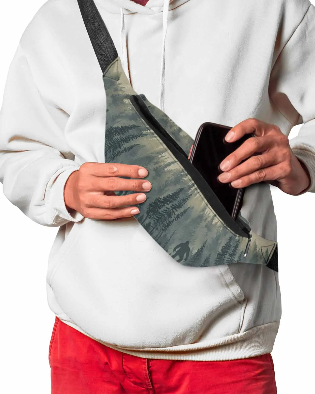 

Forest Trees ChimpanzeesWaist Bags for Women Man Travel Shoulder Crossbody Chest Bags Waterproof Fanny Pack