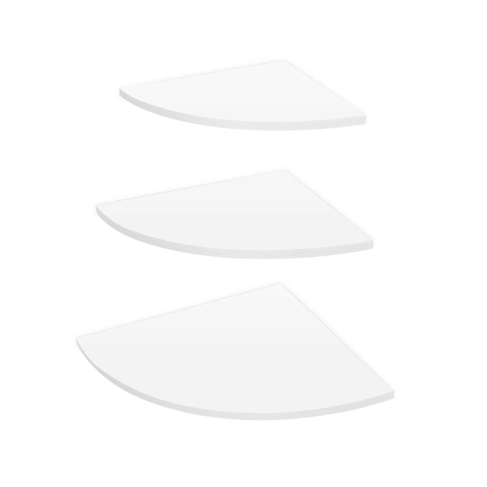 Modern Floating Corner Wall Shelf Storage Rack
