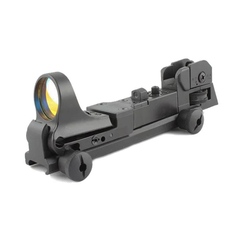 C-MORE-Tactical Red Dot Sight Scope, Compact 8 MOA Reflex Sights, AR Rear Iron Sight, Hunting Optics, Integral Picatinny Mount