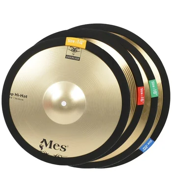 1 Pcs Cinto Elástico Dampener Practice Pad Címbalo Percussão Silenciador Mudo Prática Drum Pad Kit de Peças Acessórios