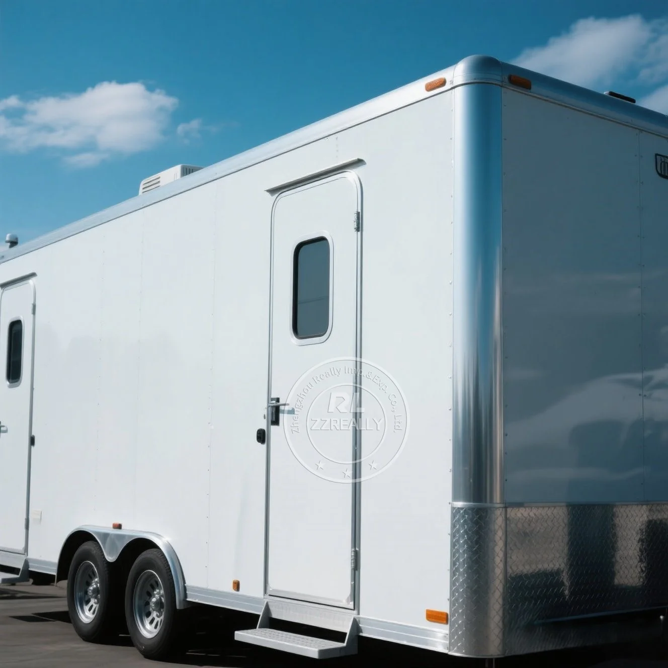 

Multifunction Luxury Washroom Restroom Trailers Portable Toilet Moveable Toilet Shower Trailer for Wedding