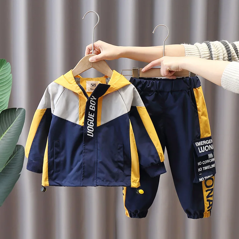 

2-8 Year Boys' Sports Outfit 2-Piece Set 2026 New Style Children's Clothing Chic Baby Fashion Boy Korean Style Cool and Trendy