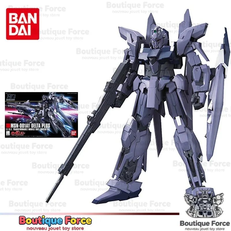

Bandai Gundam Delta Plus HGUC 1/144 Action Figure Model Kit Anime Toy Collectible Gift for Fans Children Adults Official