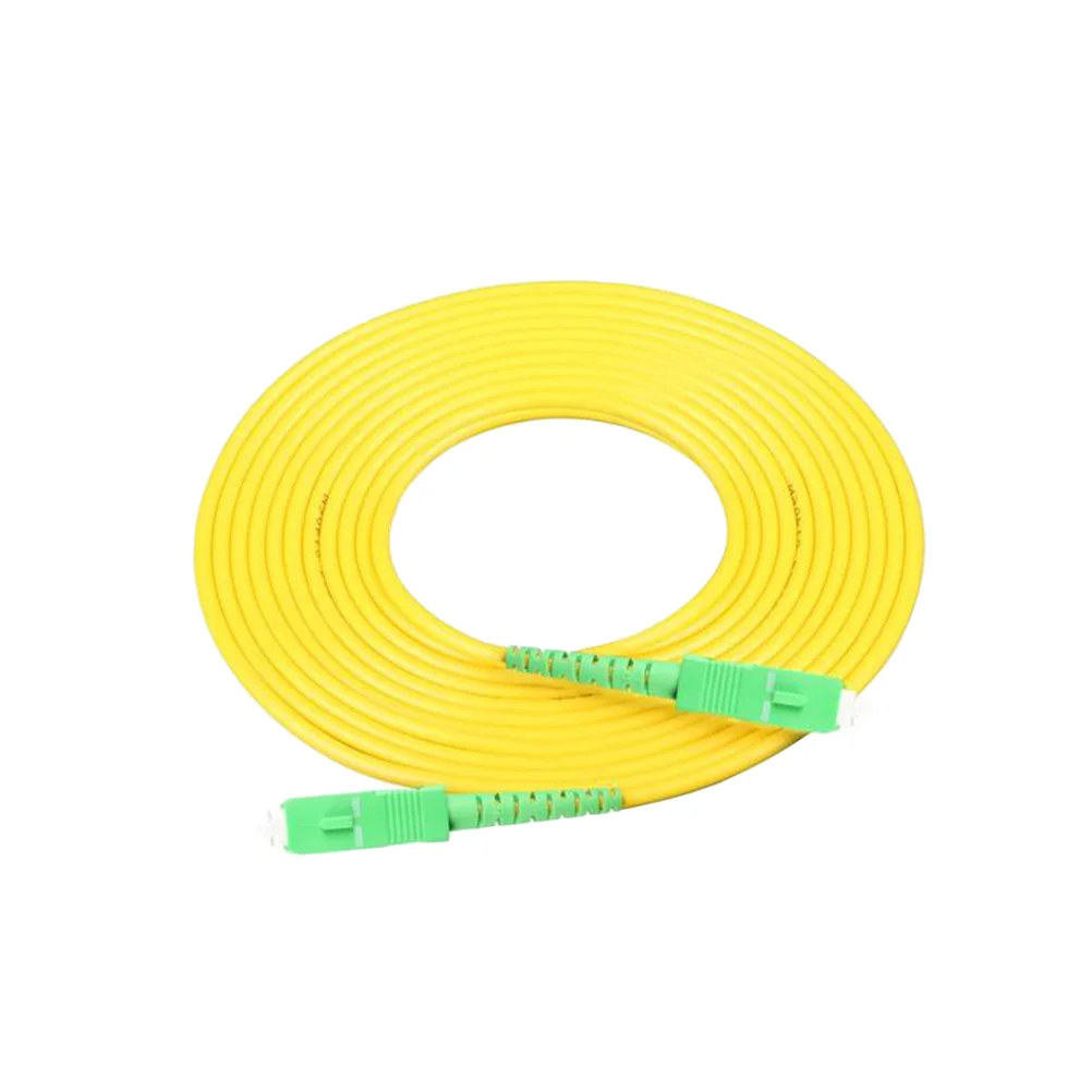 10FT Patch Single Mode SC PC to SC PC G652D Fiber Optic Cable Low Loss Network Cable Audio Video Line Patch Cord