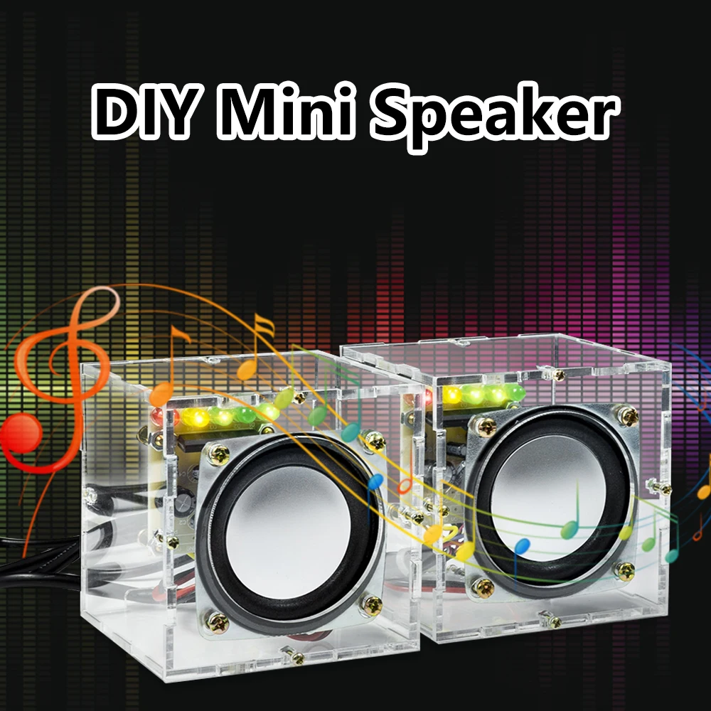 DIY Blue-tooth Speaker Box Kit Electronic Sound Amplifier for Science Experiment STEM Learning for Teens Adults