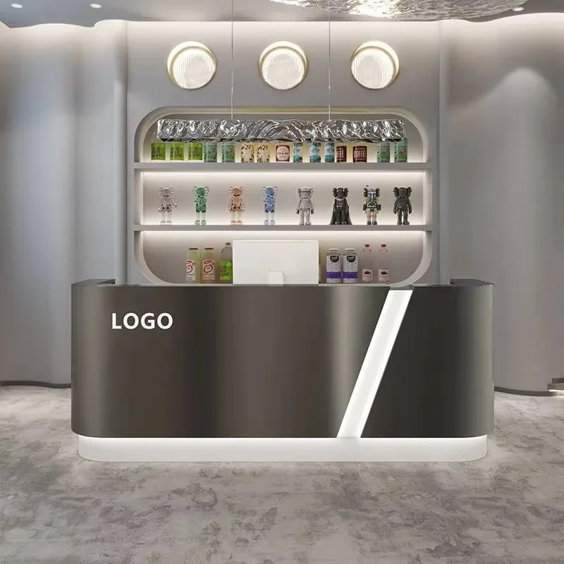 

Beauty Clinic Reception Desks Counter Aesthetics Luxury Computer Reception Desk Modern Business Mostradores Recepcion Furniture