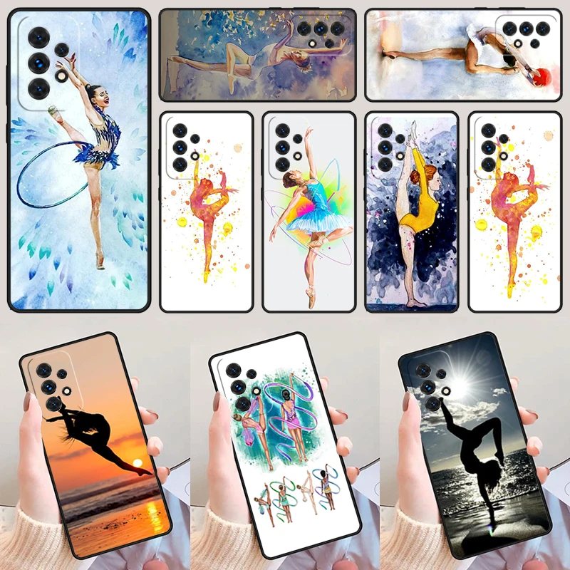 Gymnastics For Samsung Galaxy A52 A72 A73 A20e A21S A50 A70 A11 A12 A42 A31 A40 A51 A71 A32 A80 A91 Phone Case