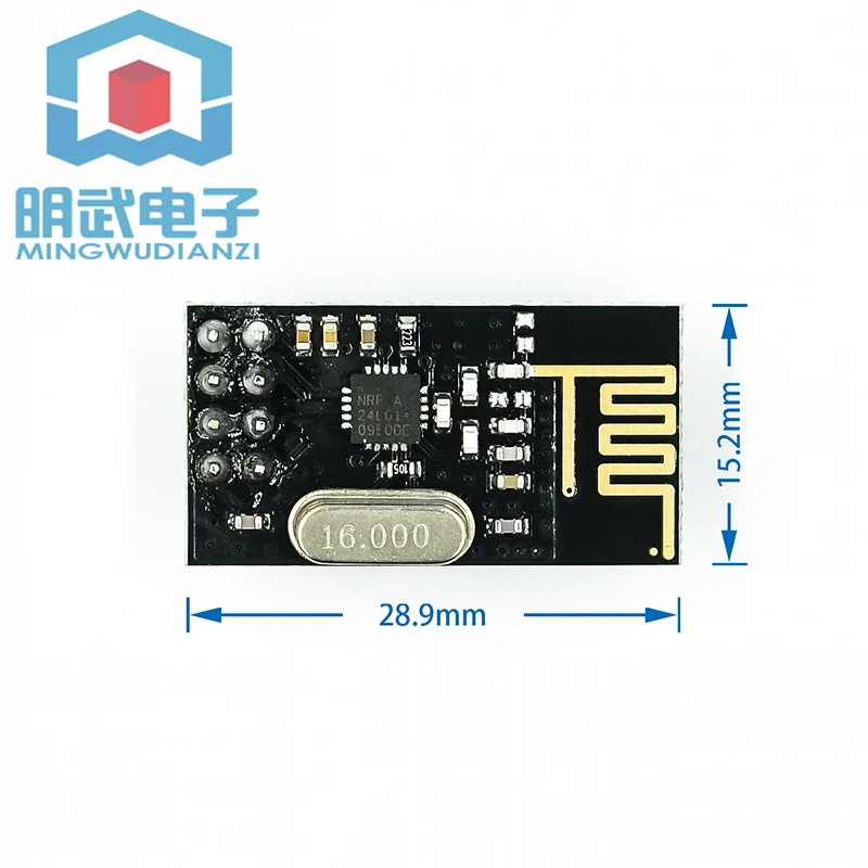 Black NRF24L01 Wireless Module 24L01+ Upgrade Version Black King Kong