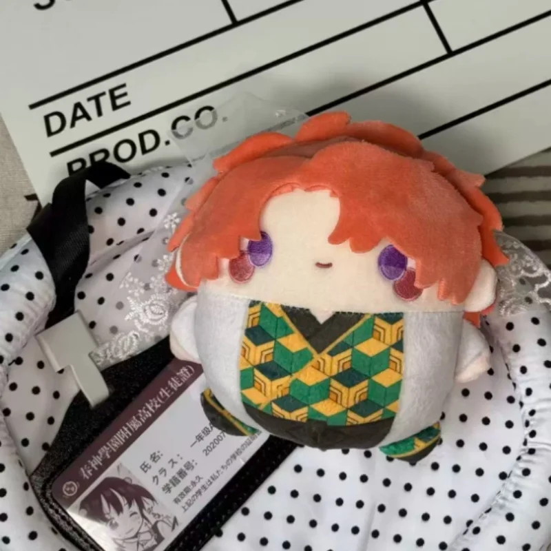Demon Slayer Kamado Tanjirou Kamado Nezuko Tomioka Giyuu Spherical Plush Filling Doll Throw Pillow Desktop Ornament Friends Gift
