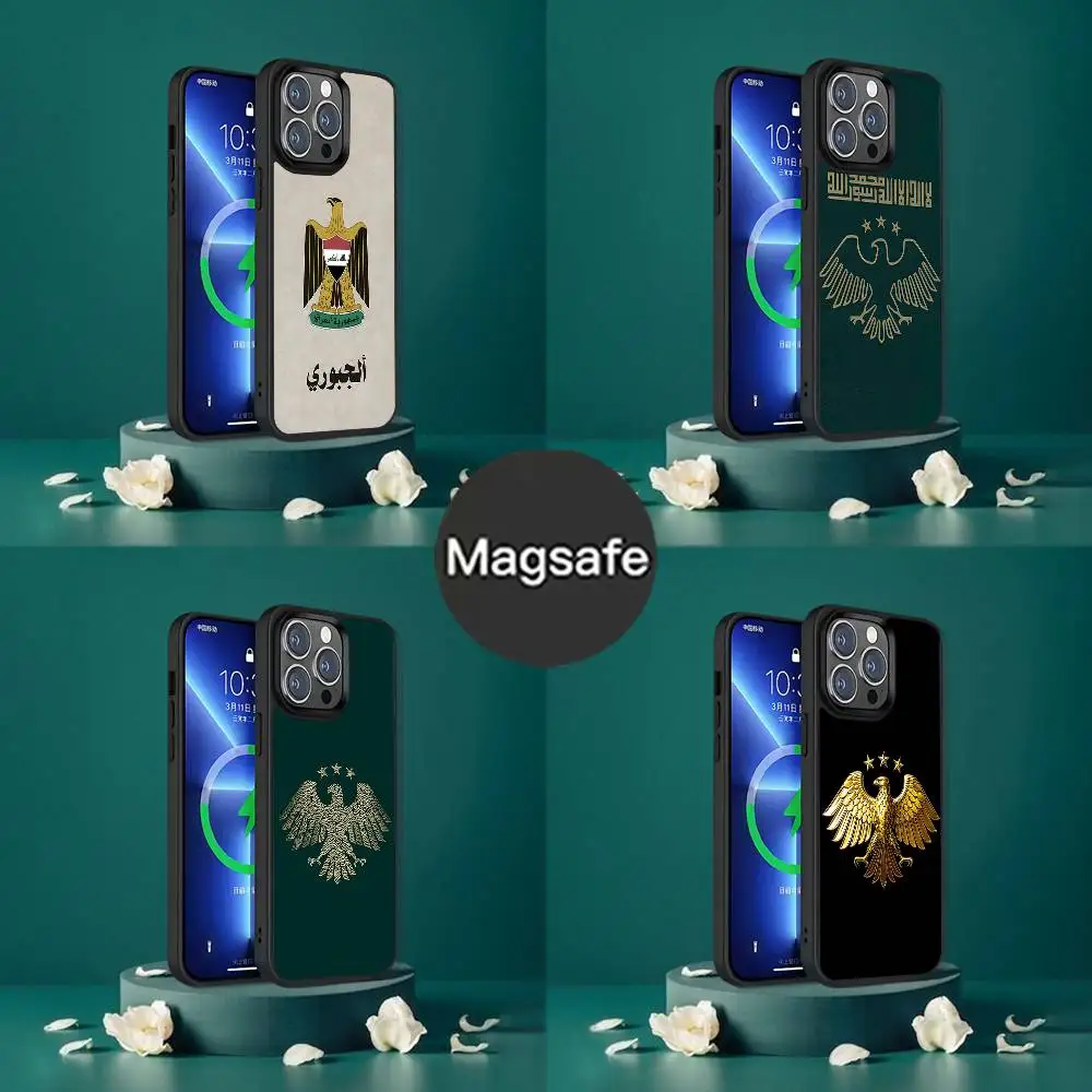 

S-Syrian A-Arab Republic Phone Case For iPhone 17,16,15,14,13,12,11,Pro,Max,Plus,Mini,SE4,E Magnetic Magsafe Wireless Charging