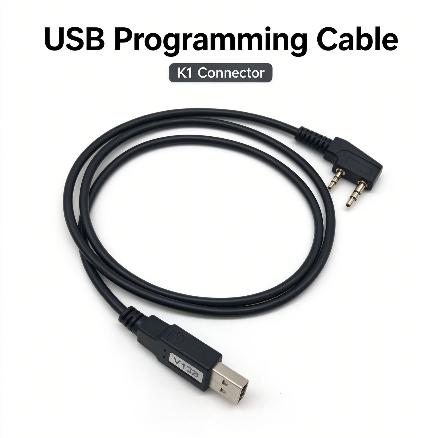 USB Programming Cable for A920, Dedicated K Plug Walkie Talkie Frequency Write Cable, Radio Programing Cord