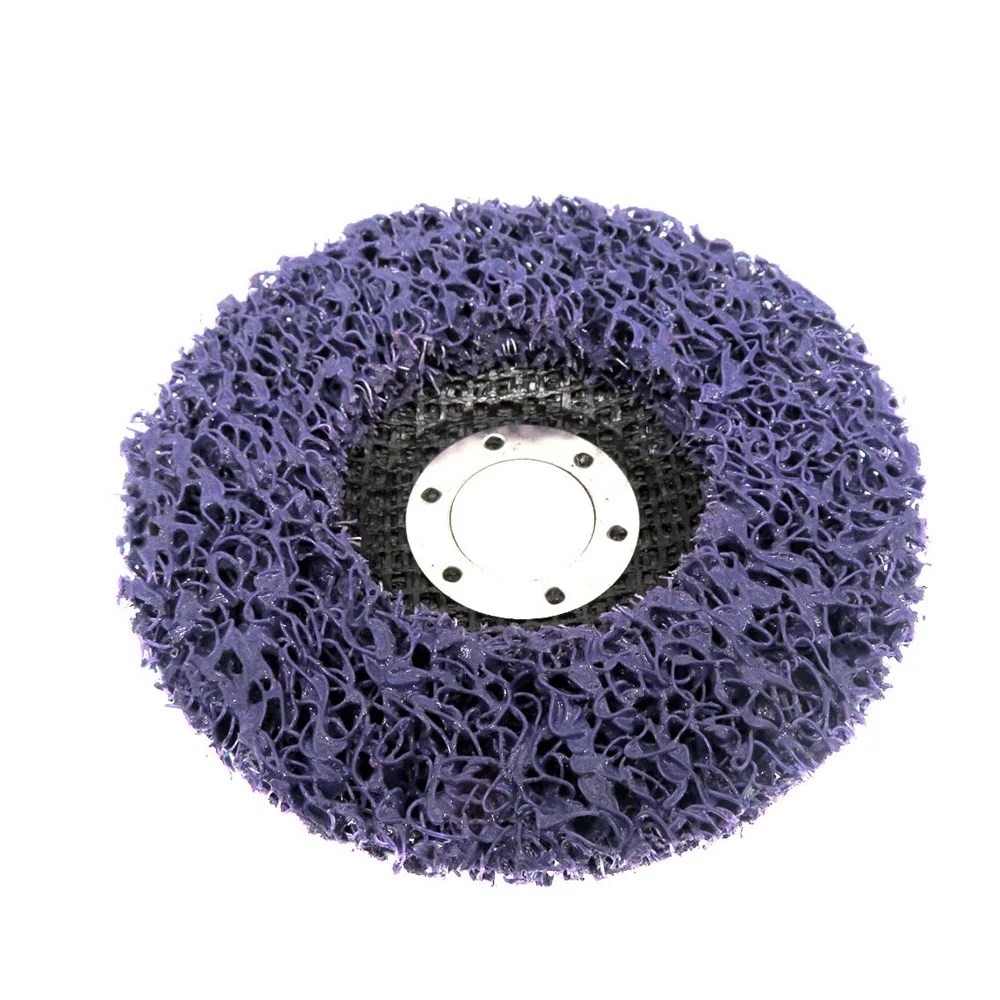 1-8Pcs 4.5-inch Purple Grinding Disc Stainless Steel Metal Grinding Wheel 115mm Louver Plate Durable Angle Grinder Accessories
