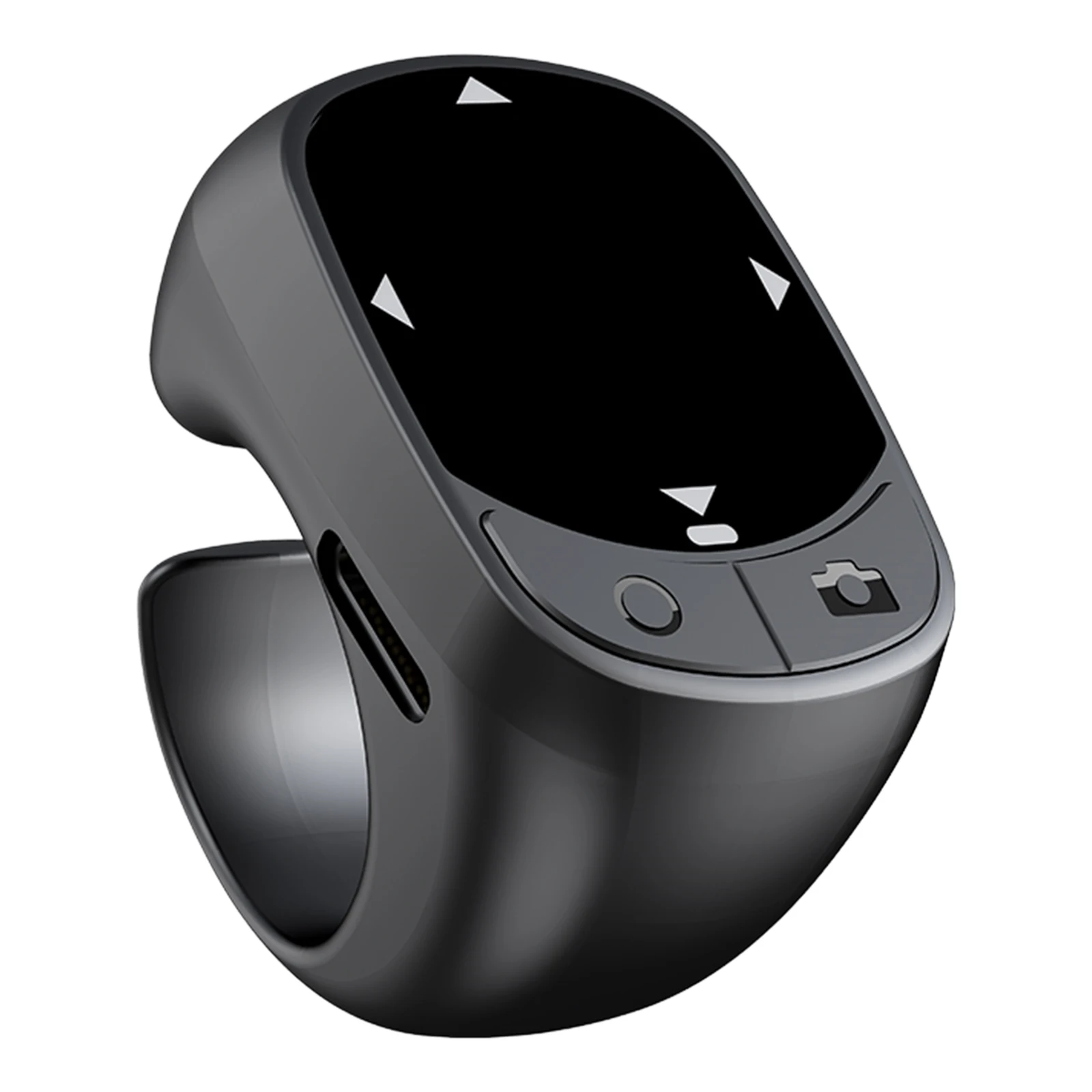Multi-function Wireless Ring Controller Bluetooth-compatible 5.4 Selfie Shutter Video Swipe E-book Type-C