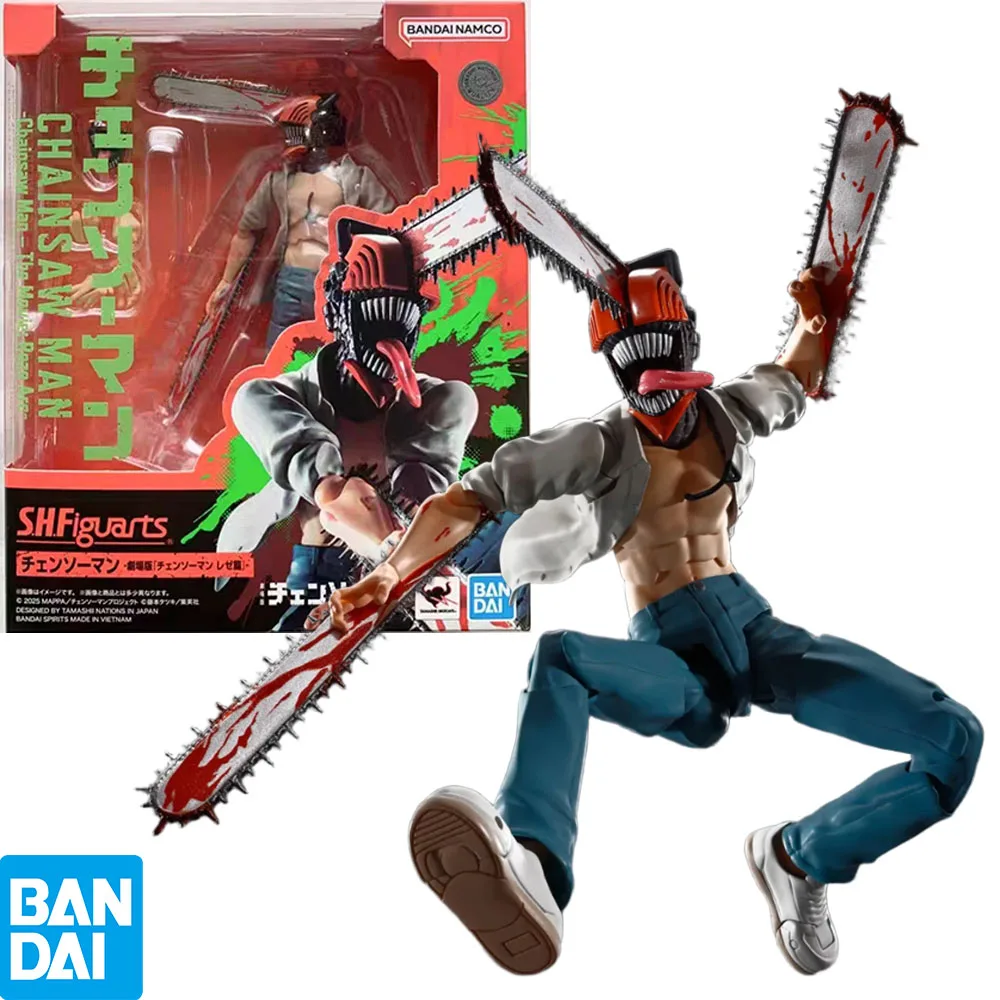

Bandai SHF Человек с бензопилой, аниме-фигурка, человек с бензопилой, коллекция Reze Arc, набор моделей, экшн-фигурка, подвижный шарнир, подарок, детские игрушки