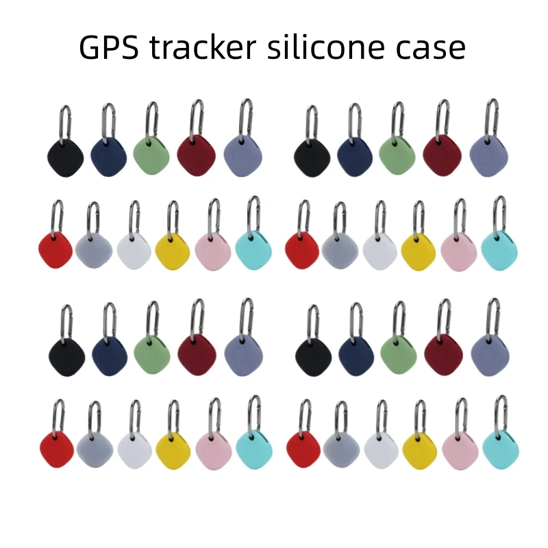 1pcs For Samsung Galaxy SmartTag Locator Tracker Case Keychain Anti-lost Sleeve Protective Case For Smart Tag Trackers Holder