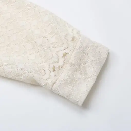 Chemisiers élégants et Sexy, chemise épissée en dentelle, vêtements pour femmes, Texture, manches longues, col montant, Cardigan, automne 2025