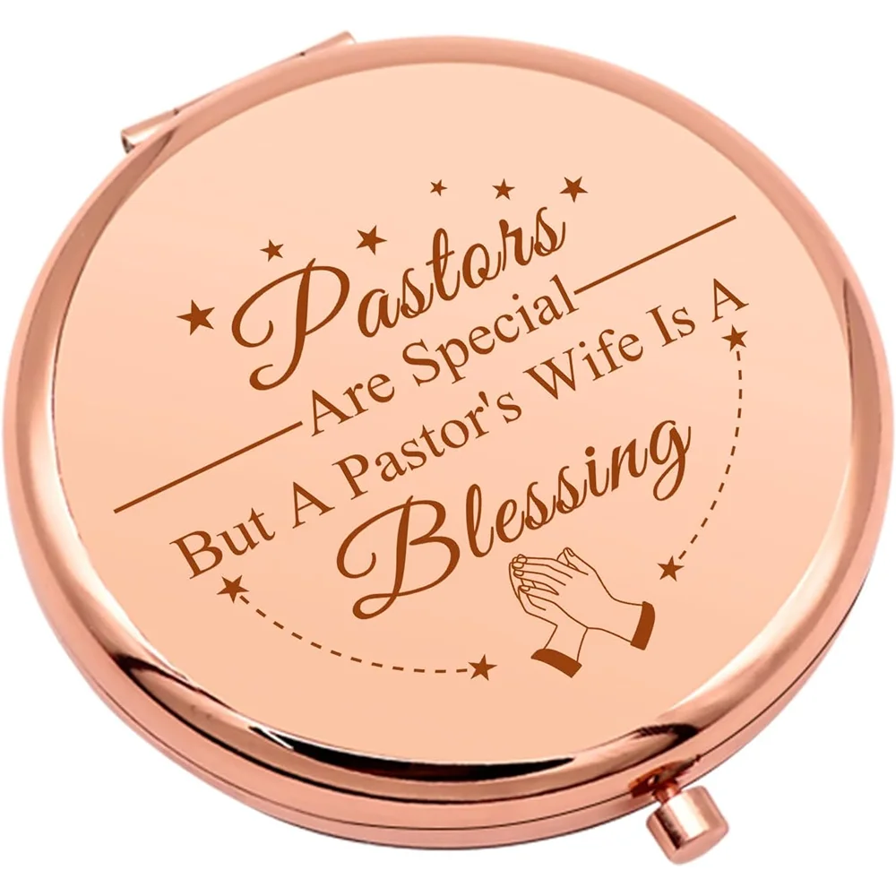 wedding Pastor Wife Appreciation Gifts Thanks You Gift Compact Makeup Mirror for Her Religious Gift home decor supplies favors