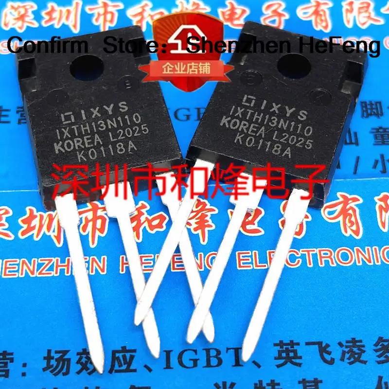 5PCS-10PCS IXTH13N110  TO-247 1100V 13A   NEW AND ORIGINAL Fast Shipping Quality