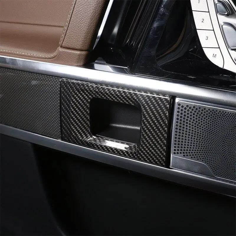 Real Carbon Fiber Door Handle Cover Fit for Mercedes G Class W463 G500 G63 2019-2020