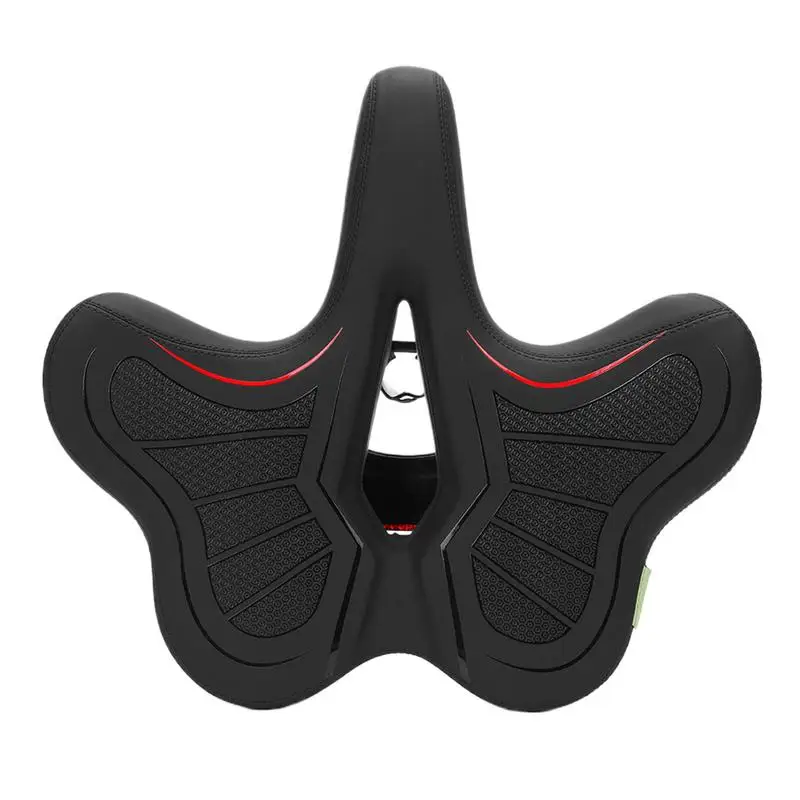 Cycle Seat Comfort Wide Cycle Seat Saddles Shock Absorbing Outdoor Cycling Cushion Pad with Foam Padded Waterproof Mountain