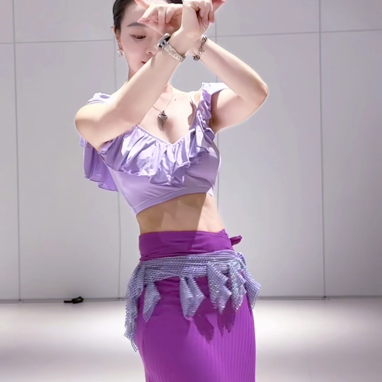 جديد الراقية أنيقة أداء الرقص الشرقي زي مجموعة الكبار الإناث الرقص الشرقي مثير مزاجه ممارسة الملابس #5