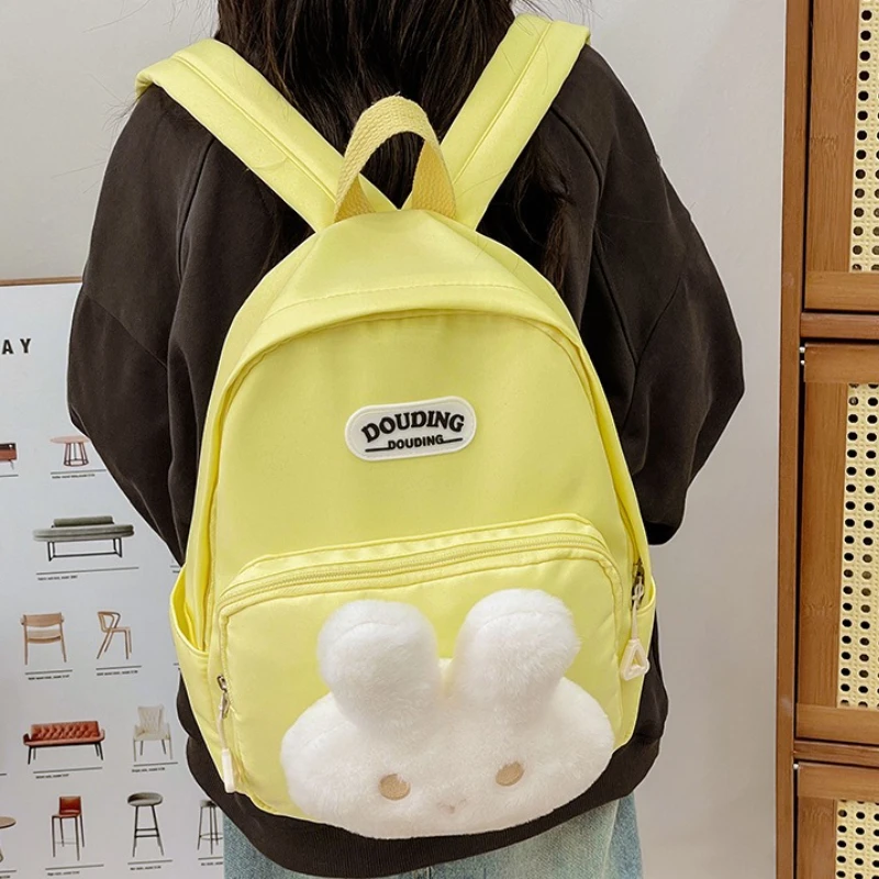Zaino per bambini Zaino per bambini con coniglio carino per nuove ragazze per viaggi quotidiani Borsa da scuola per asilo alla moda per bambini coniglietto dei cartoni animati